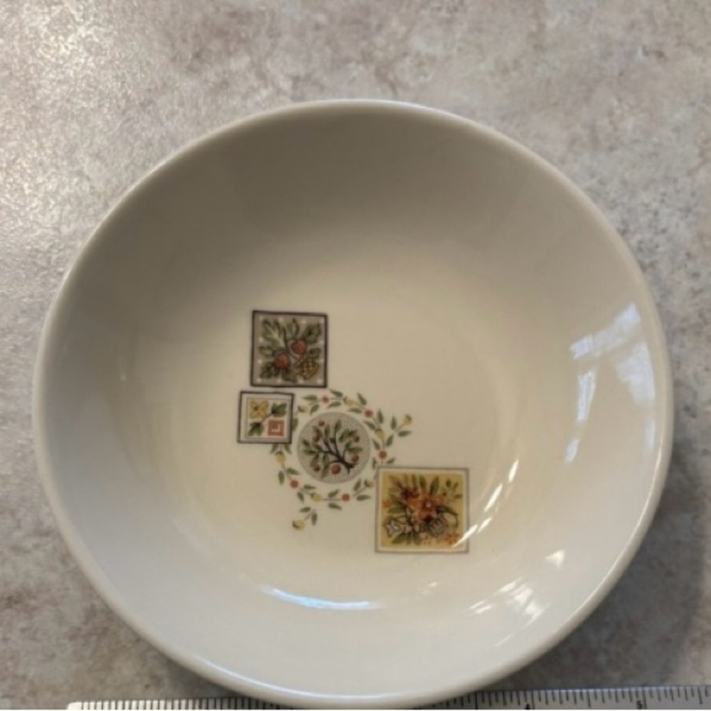 Taylor Smith Taylor "Brocatelle"  Fruit Dessert Sauce Bowl 5.25" Dish MCM
